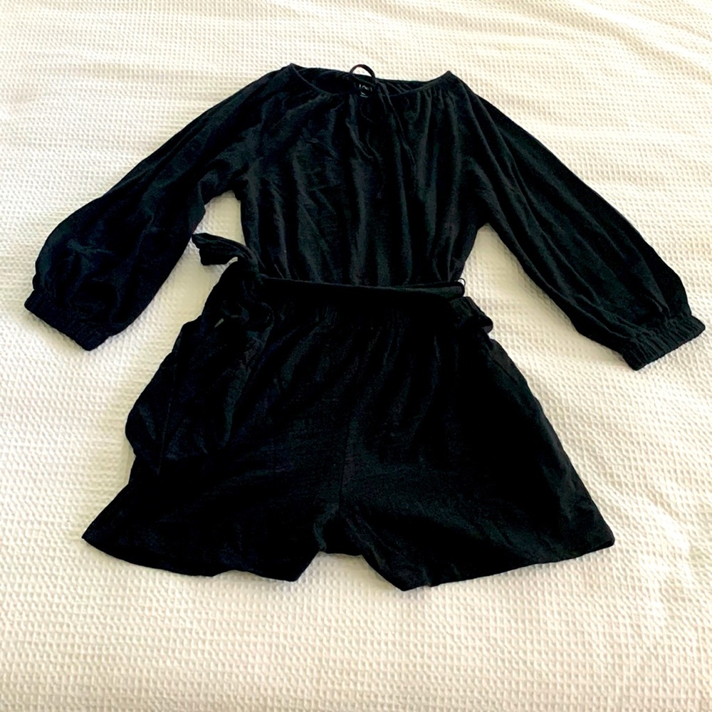 LOFT Tie Waist Romper